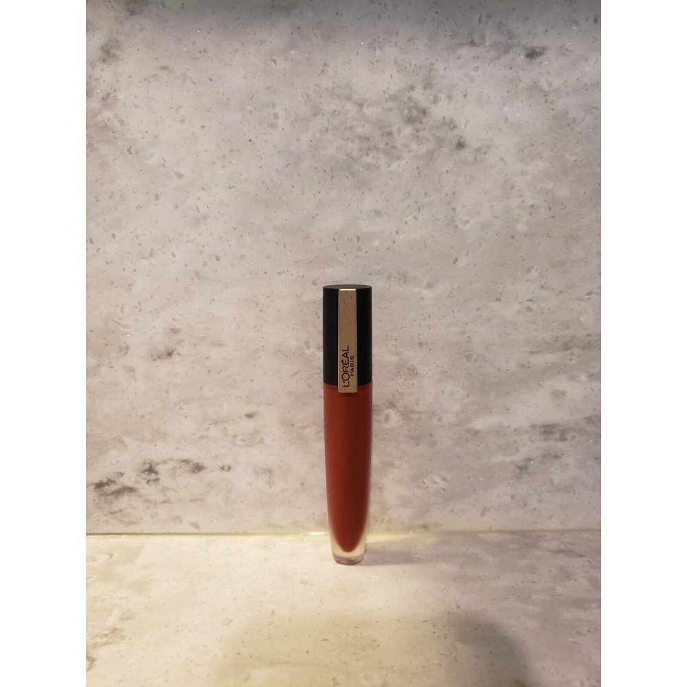 L'Oreal Paris Makeup Rouge Signature Matte Lip Stain #460 Armored 0.23 Oz New